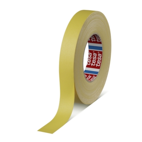 Tesa 4661 Duct tape universeel (148 Mesh) 25mm x 50 meter Geel