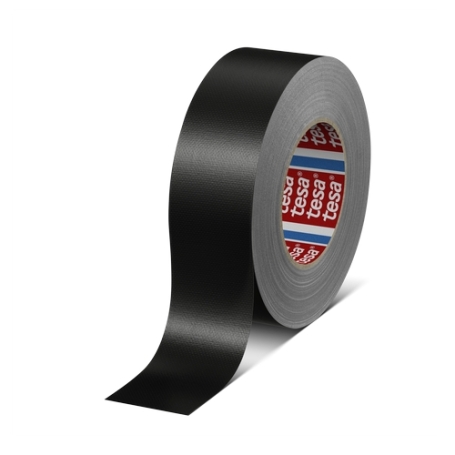 Tesa 4688 Duct tape universeel (55 Mesh) 50mm x 25 meter Zwart