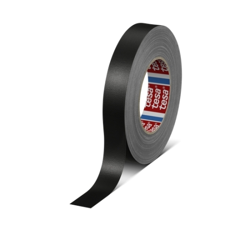 Tesa 4688 Duct tape universeel (55 Mesh) 25mm x 50 meter Zwart