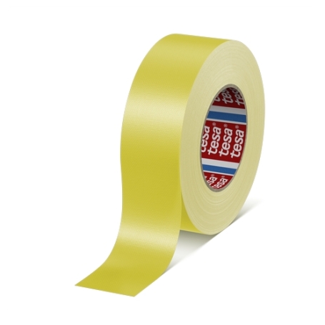 Tesa 4688 Duct tape universeel (55 Mesh) 50mm x 25 meter Geel