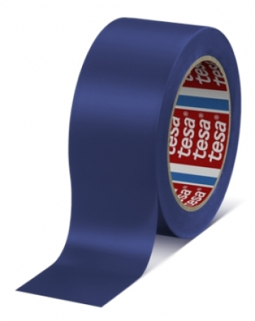 tesa 60760 PVC vloermarkeringstape 100mm x 33 meter Blauw