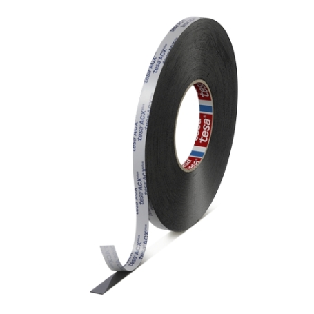 tesa 7063 ACXplus Acrylaat schuimtape 0.8mm x 15mm x 25 meter Zwart