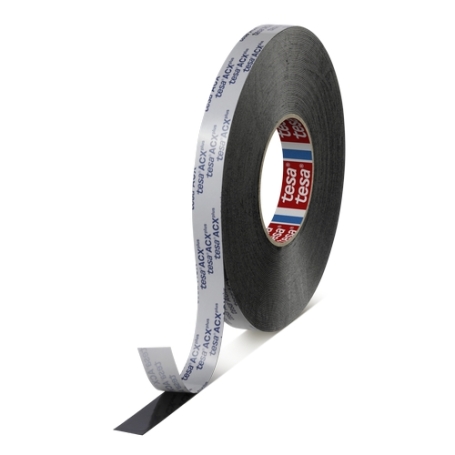 tesa 7063 ACXplus Acrylaat schuimtape 0.8mm x 19mm x 25 meter Zwart
