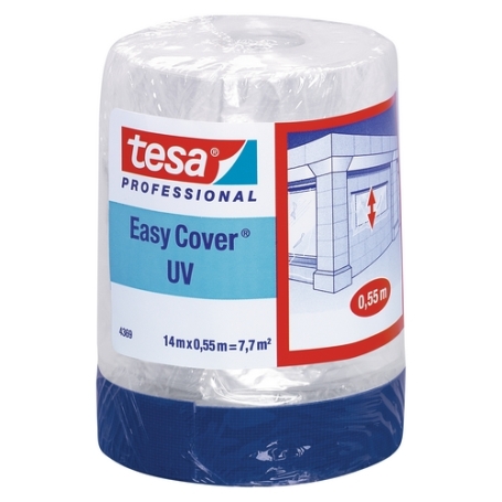 tesa 4369 Duct tape met afdekfolie 550mm x 14 meter