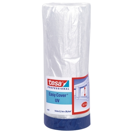 tesa 4369 Duct tape met afdekfolie 2100mm x 14 meter