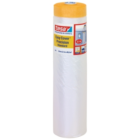 tesa 4402 Hoogwaardig afplaktape met afdekfolie 2600mm x 17 meter