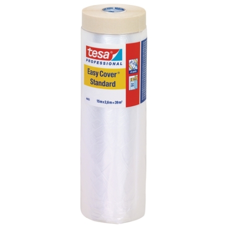 tesa 4403 Afplaktape met afdekfolie Standaard 2600mm x 15 meter