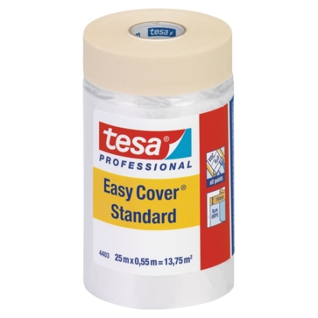 tesa 4403 Afplaktape met afdekfolie Standaard 550mm x 25 meter