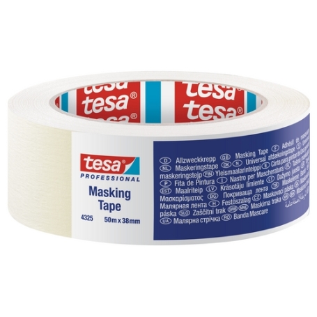 tesa 4325 Afplaktape voor algemene toepassingen 38mm x 50 meter