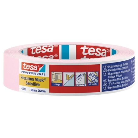 tesa 4333 Precision afplaktape Sensitive 25mm x 50m