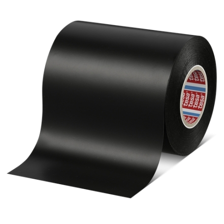 tesa 4163 soft PVC isolatietape (0.13mm) 100mm x 33 meter Zwart