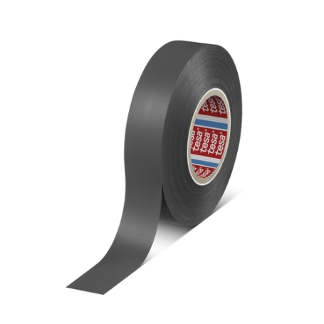 tesa 4163 soft PVC isolatietape (0.13mm) 19mm x 33 meter Grijs