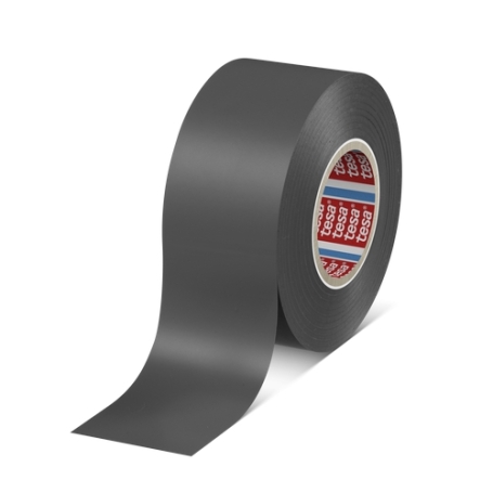 tesa 4163 soft PVC isolatietape (0.13mm) 38mm x 33 meter Grijs
