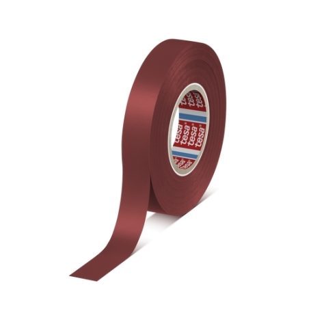 tesa 4163 soft PVC isolatietape (0.13mm) 15mm x 33 meter Rood