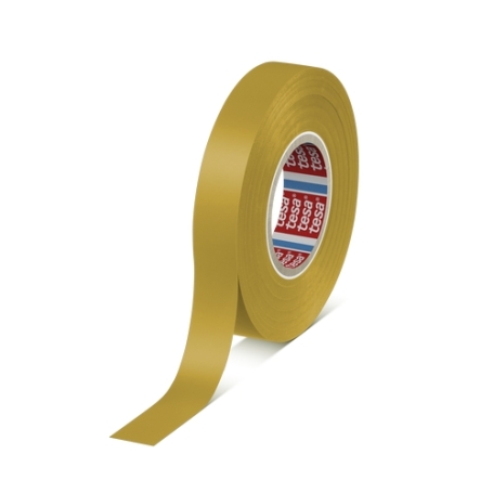tesa 4163 soft PVC isolatietape (0.13mm) 15mm x 33 meter Geel