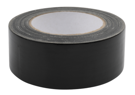 3314ZW Duct tape hoogwaardig (70 Mesh) 48mm x 25 meter Zwart